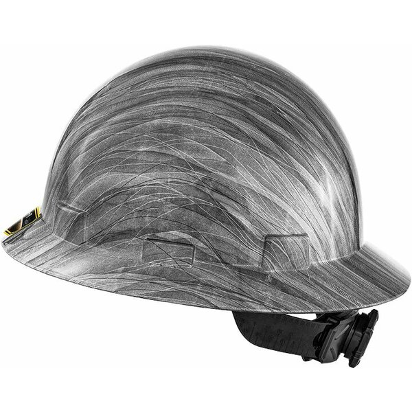 Protectx HDPE Fiber Full Brim Hard Hat, Granite HH-PE-06BG-SF-01